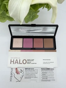 Smashbox Halo Sculpt Glow Palette Contour Blush Highlighter - Pink Saturation - Picture 1 of 2