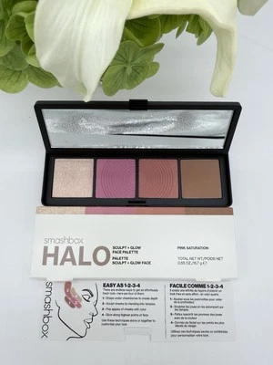 Smashbox Halo Sculpt Glow Palette Contour Blush Highlighter - Pink Saturation - Image 1 of 2