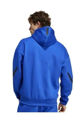 Size L Adidas Z.N.E. Full-Zip Hooded Mens Track Jacket Team Royal Blue JF6388 - Image 1 of 4