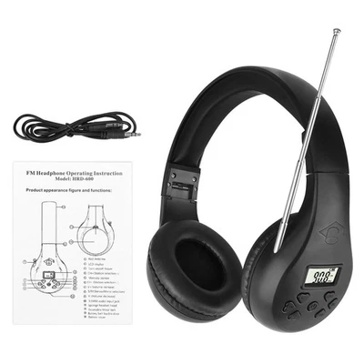 New Foldable FM Radio Reception Headphone With customizability 50-108MHZ - Bild 1 von 4
