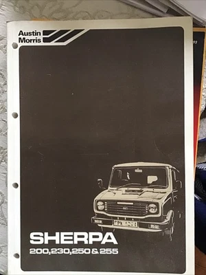 Manuale di Istruzioni Austin Morris Sherpa - Immagine 1 di 3