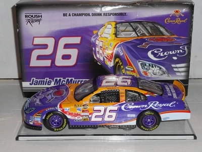 Jamie McMurray #26 Crown Royal 2007 Ford Fusion  1:24 Scale Race Car - Image 1 of 4