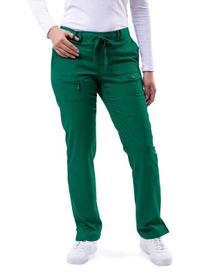 Adar Pro Scrubs For Women - Tall Skinny Leg Yoga Scrub Pants - Image 1 of 4