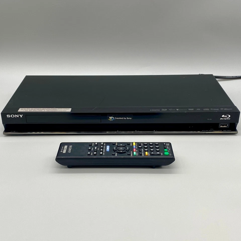Sony BDP-BX57 1080p Smart 3D WiFi Blu-Ray/SACD Player w/ Remote, HDMI, Tested - Image 1 of 4