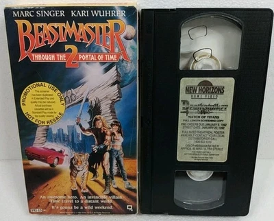 Beastmaster 2: Through The Portal Of Time / Trust VHS Promo Screener Copy 1991  - Image 1 of 3