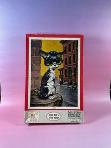 Rompecabezas de colección Milton Bradley Co Kitty ojos grandes “Cleo” 500 piezas completo - Imagen 1 de 5