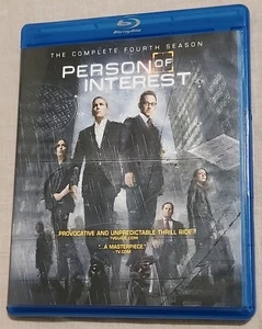 Person of Interest: The Complete Fourth Season (Blu-ray Disc, 2015, 4-Disc Set) - Picture 1 of 3