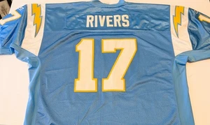 #17 Philip Rivers SAN DIEGO CHARGERS Reebok AUTHENTIC On Field Pro Trikot Gr. 56 - Bild 1 von 18