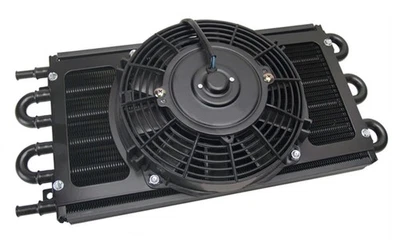 Ventilador de hoja recta Derale 6 Pass 17" Dyno-Cool enfriador de montaje remoto 350 CFM 8" Foto 1 de 4