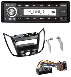 Continental USB 1DIN AUX DAB MP3 Autoradio für Ford C-Max Kuga Klavierlack schwa - Bild 1 von 9