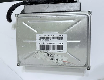 GM BUICK COMPUTER  CONTROL MODULE CU/PCM SERV. NO. 16236757 HDW. N. 16200870 - Image 1 of 3