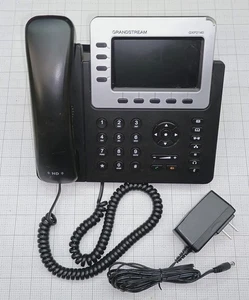 Grandstream GXP2140 IP Phone - 4 line - color display - POE - desk stand & p/s - Picture 1 of 4