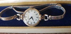 Vintage Hamilton Ladies Watch 10k Gold Filled 17 Jewel Works Great W/ Box - Picture 1 of 19