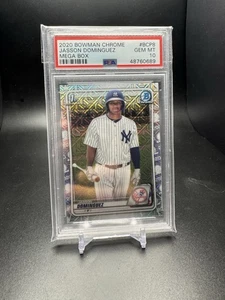 2020 BOWMAN CHROME MEGA BOX JASSON DOMINGUEZ 1ST ROOKIE #BCP8 NY YANKEES PSA 10 - Picture 1 of 1