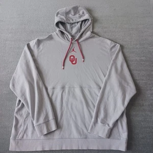 Jordan Oklahoma Sooners Hoodie Sweatshirt Herren 2XL grau Dri-Fit OU Jumpman - Bild 1 von 9