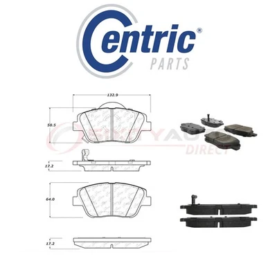 Centric C-TEK Ceramic Disc Brake Pads for 2011-2016 Kia Optima 2.4L L4 - Kit hv - Imagem 1 de 4