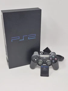 Sony PlayStation 2 Ps2 Fat Console W/ OEM Controller, Memory Card & Wires - Picture 1 of 4