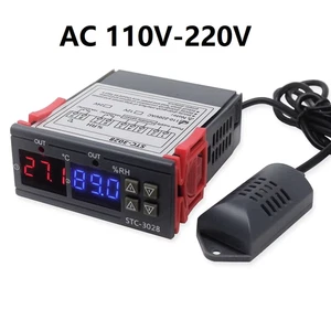 Display Digitale Termostato Controllo Temperatura E Umidità Termometro Igrometro - Foto 1 di 13