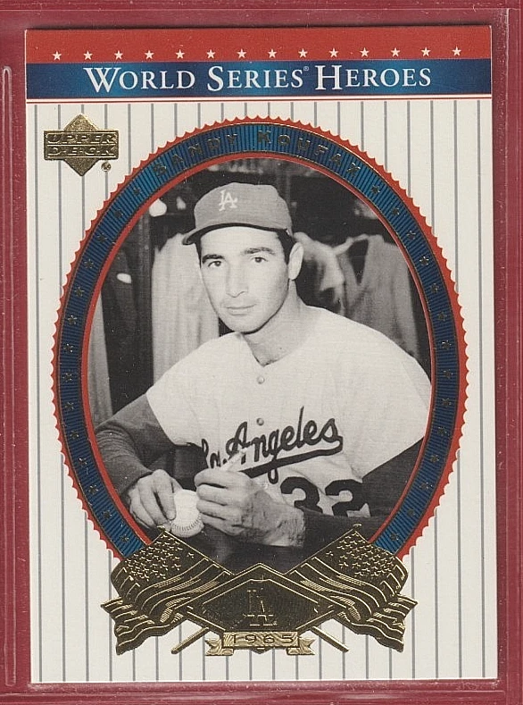 2002 Upper Deck World Series Heroes #30 Sandy Koufax - Dodgers - 047🔥⚾🔥 Foto 1 de 1