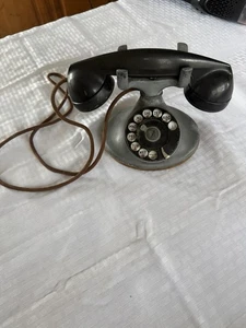 Antique Western Rotary Cradle Telephone USA - Picture 1 of 6