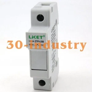 10 PIEZAS/Lote NUEVO PARA LIKEET ZTPV-25B 1P 10*38 DC1000V DC Base de fusibles (SIN FUSIBLE) - Imagen 1 de 5