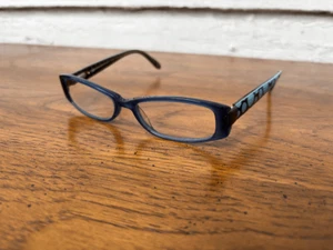Jennifer Lopez Blue / Black Bubbles Women's Reading Eyeglasses J230 135mm - Picture 1 of 6