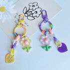 Girl's Cute Phone Chains With Flower Pendant Sweet Style Resin Flower Pen.cf