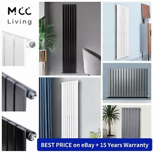 Horizonal Vertical Designer Flat Panel Central Heating Radiator Rad Anthracite - Picture 1 of 51