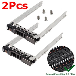 2pcs New Dell 8FKXC 08FKXC 2.5" Hard Drive Tray Caddy PowerEdge R930 R430 R630 - Bild 1 von 5
