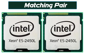 Dell Poweredge R620 PAIR Intel Xeon E5-2650L 1.8GHz 8 Eight Core CPU Processors - Picture 1 of 3