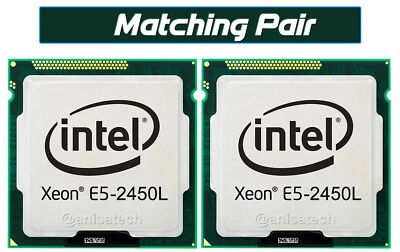 Dell Poweredge R620 PAIR Intel Xeon E5-2650L 1.8GHz 8 Eight Core CPU Processors - Image 1 of 3