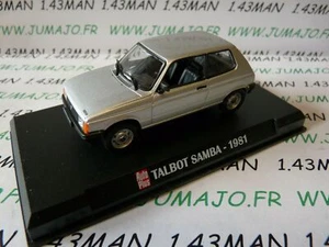 AP53 Voiture 1/43 IXO AUTO PLUS : TALBOT SAMBA 1981 - Foto 1 di 1