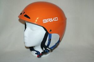 Briko 'Pico' Kask narciarski/snowboardowy -Pomarańczowy - Dorosły Mały (50-53cm) - Używany / W bardzo dobrym stanie