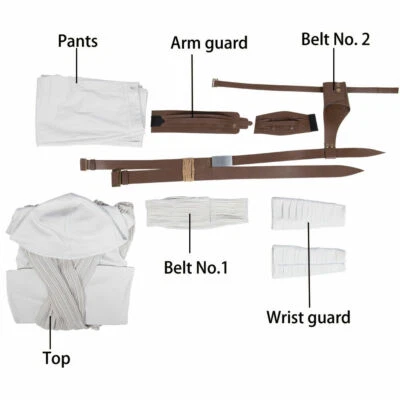 Star Wars 9 The Rise of Skywalker Rey Disfraz Disfraz Halloween Mujer Conjunto Foto 1 de 4