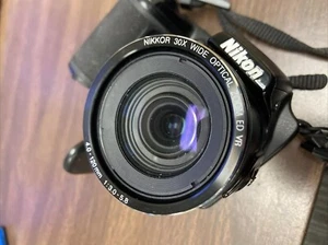 Nikon Coolpix L820 16MP Black Digital Camera 30x Optical Zoom For Parts / Repair - Picture 1 of 7