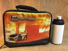 2003 Hot Wheels Highway 35 World Race Soft Kit Lunchbox w/ Thermos - By Thermos