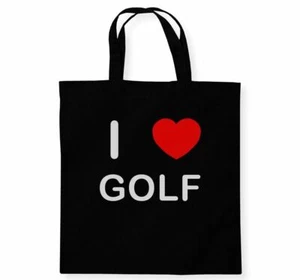 Bolso de compras de algodón reutilizable Golf I Love - Imagen 1 de 8