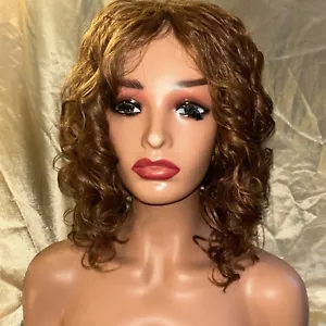 Human Blend Curly Wig - Picture 1 of 16
