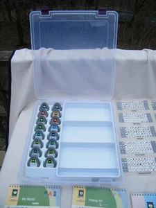 Cricut Cartridges Lot of 16 with Plastic Storage Case - Picture 1 of 6