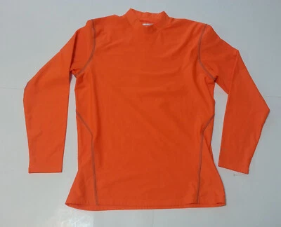 Layer 8 Youth Size XL (22x28x24") Orange Compression Base Layer Fleece Mock  - Image 1 of 4