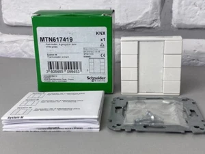Schneider MTN617419 Pulsador, 4 marchas plus, blanco polar, brillante, Sistema M - Imagen 1 de 5