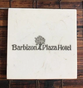 Barbizon-Plaza Hotel New York Marble Coaster - Picture 1 of 1