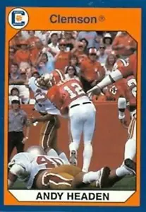 Autograph Warehouse Andy Headen Football Card Clemson 1990 Collegiate Collection - Picture 1 of 1