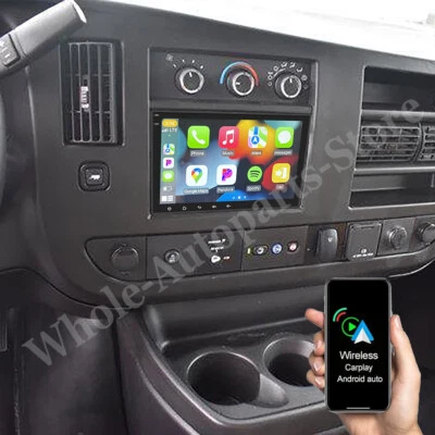 Radio estéreo para automóvil Chevrolet Express 2008-2024 8" Android 13 Carplay navegación GPS Foto 1 de 4