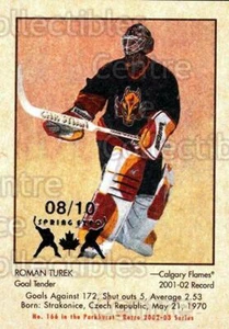 2002-03 Parkhurst Retro Spring Expo #166 Roman Turek - Picture 1 of 1