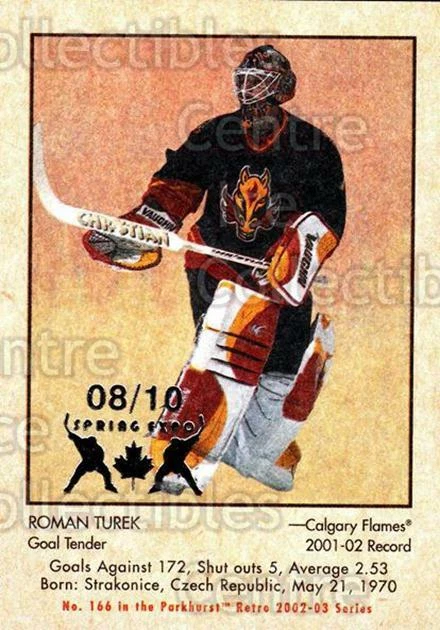 2002-03 Parkhurst Retro Spring Expo #166 Roman Turek - Image 1 of 1