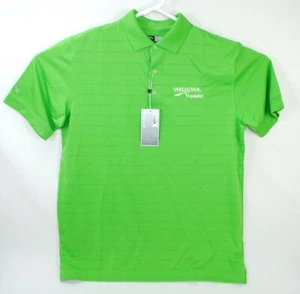 New With Tags Callaway Opti Dri Vibrant Green Mens Performance Polo Size Medium - Picture 1 of 5