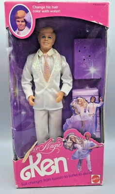 Barbie Dance Magic Ken Doll Ballet to Disco Formal Esmoquin Blanco NRFB 1989 LEER Foto 1 de 4
