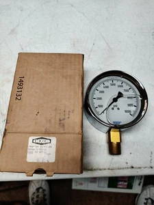 DIXON Gauge GLBR100004 10,000 psi liquid filled Gage 4" FACE - Picture 1 of 8