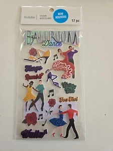 Recollections BALLROOM DANCE 🕺 Scrapbooking Stickers  - Picture 1 of 1